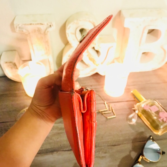 Coach | Coral Leather Turnkey Envelope Wallet - Picture 7 of 7